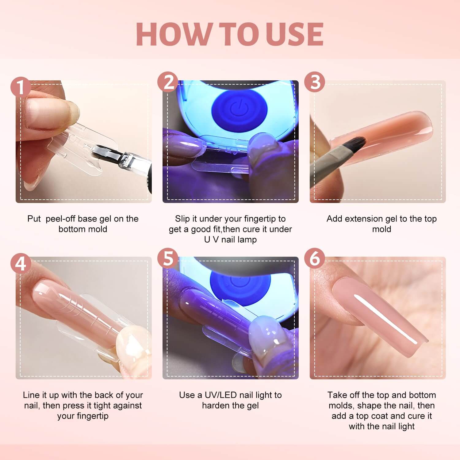 Sandwich Nails Dual Forms - 250 Pcs - Image 6