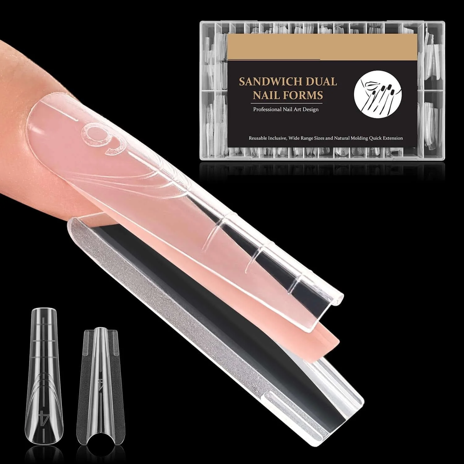 Sandwich Nails Dual Forms - 250 Pcs - Image 9