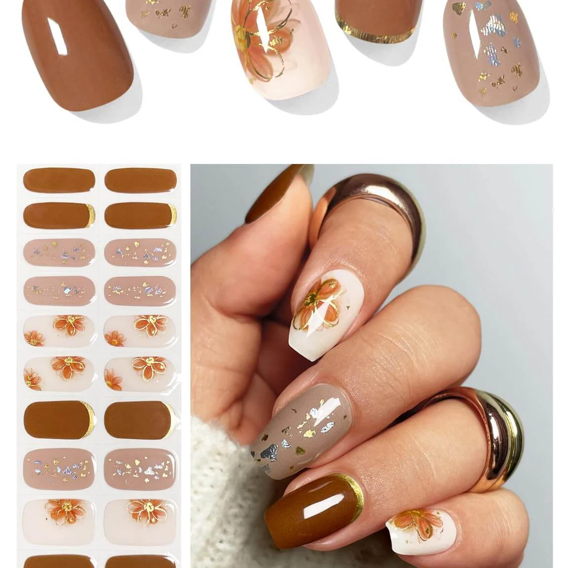 Semi Cured Gel Nail - 20 PCS - Image 10