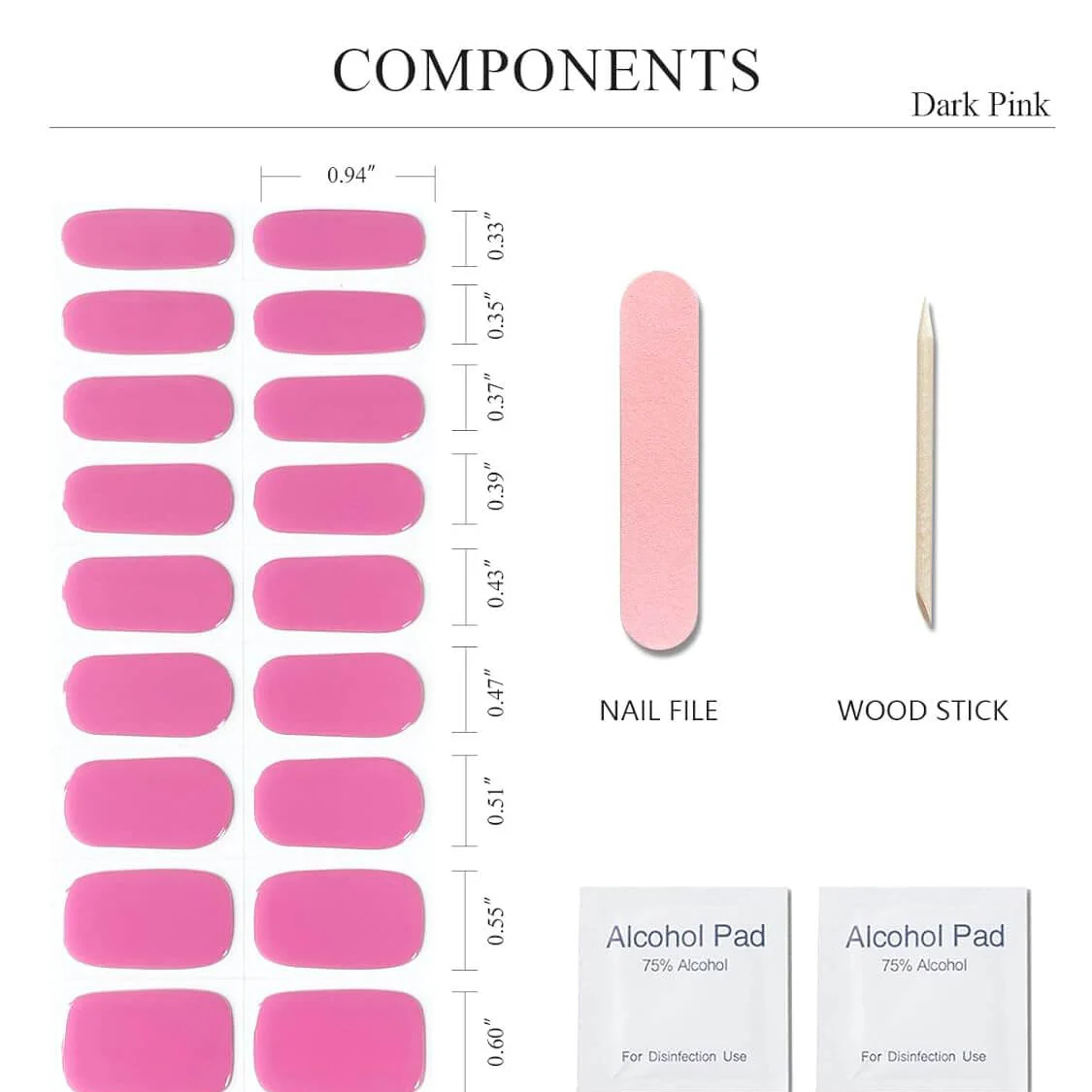 Semi Cured Gel Nail - 20 PCS - Image 13