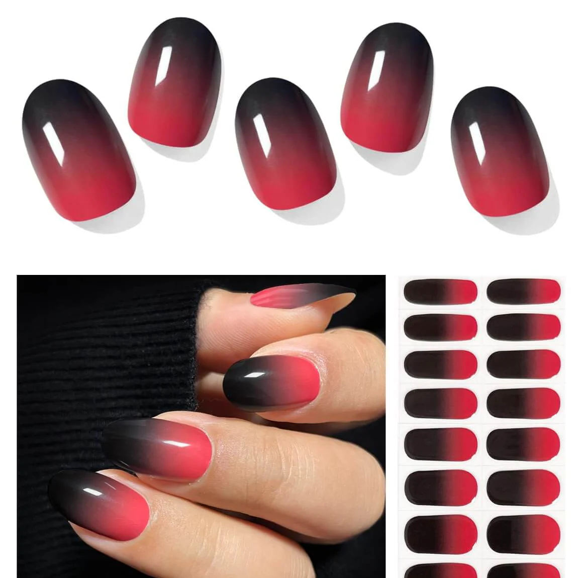 Semi Cured Gel Nail - 20 PCS - Image 3