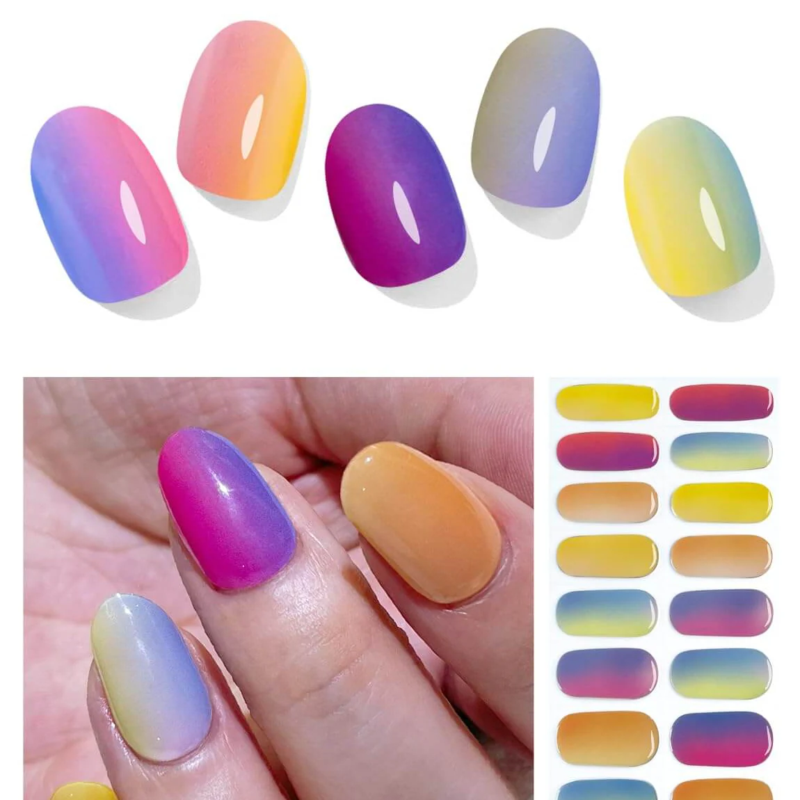 Semi Cured Gel Nail - 20 PCS - Image 5
