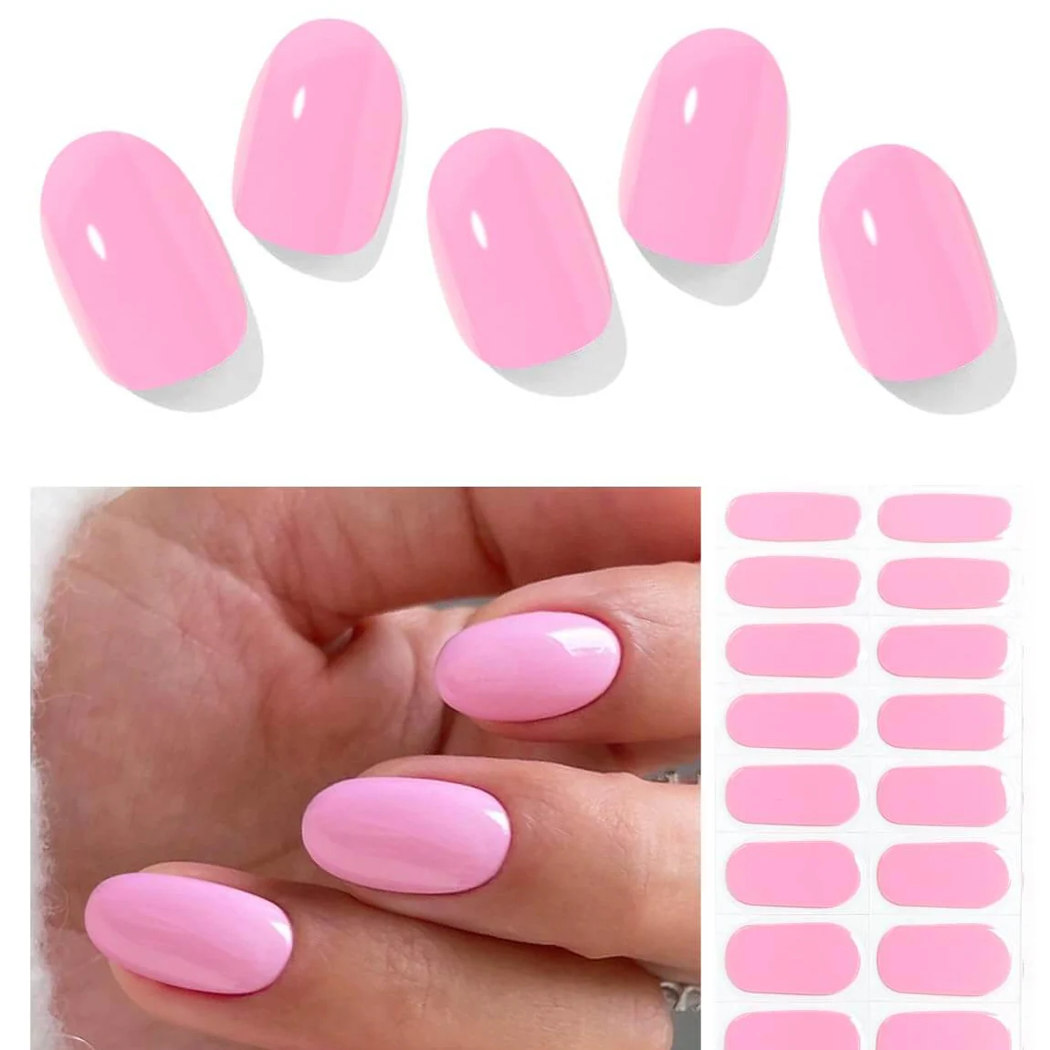 Semi Cured Gel Nail - 20 PCS - Image 6
