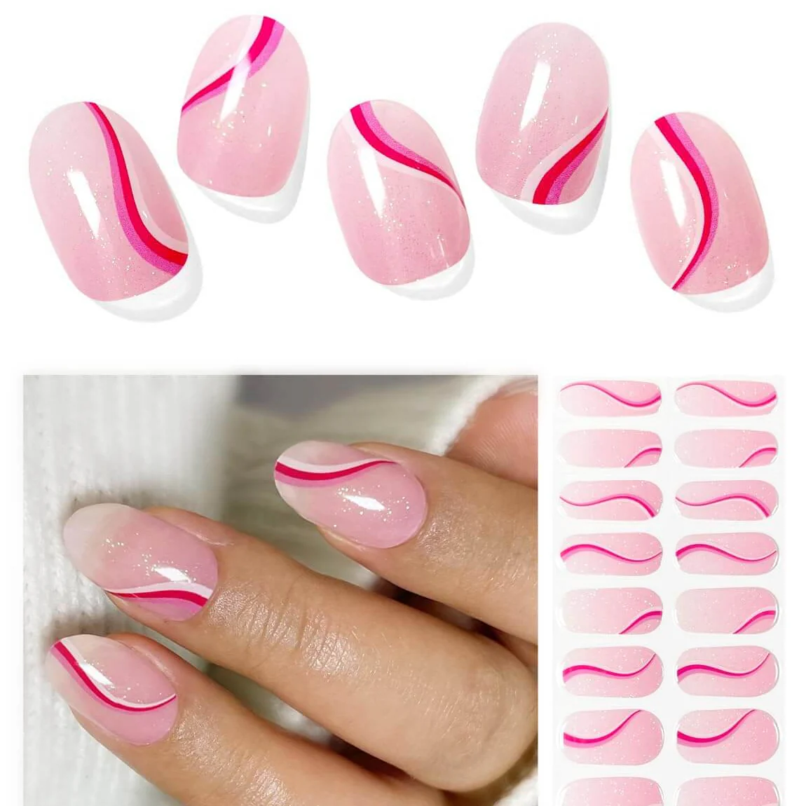 Semi Cured Gel Nail - 20 PCS - Image 7