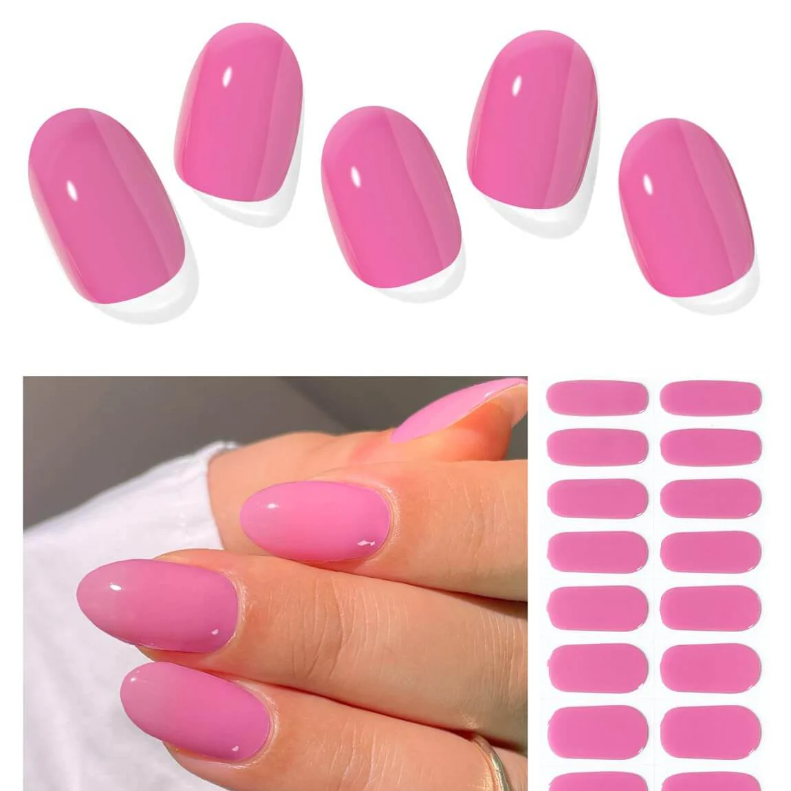 Semi Cured Gel Nail - 20 PCS - Image 8