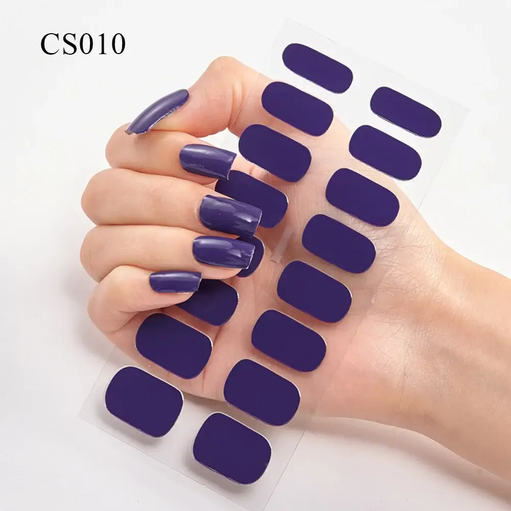 Semi Cured Gel Solid Color Nail/20 Tips - Image 10