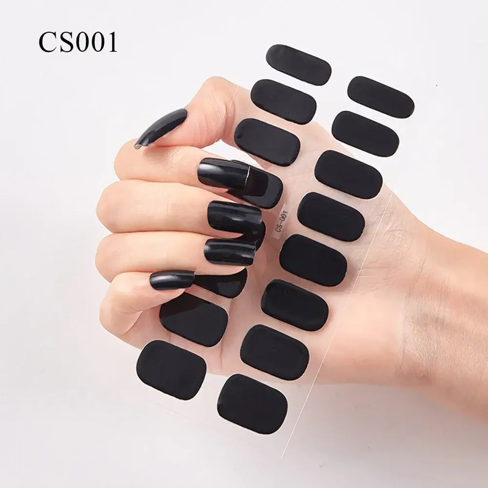 Semi Cured Gel Solid Color Nail/20 Tips - Image 12
