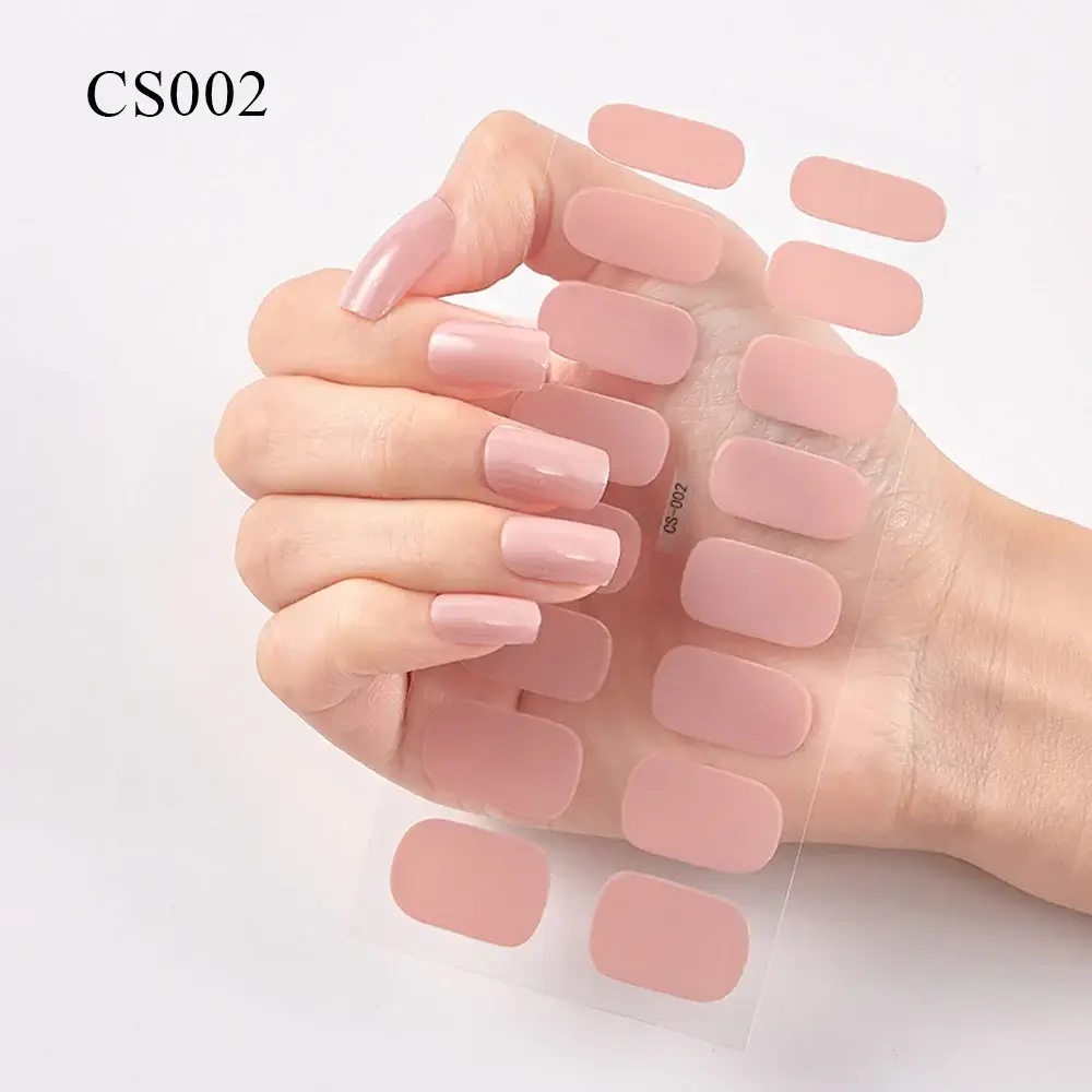 Semi Cured Gel Solid Color Nail/20 Tips - Image 13