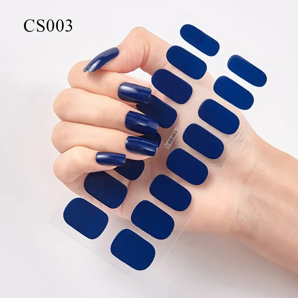 Semi Cured Gel Solid Color Nail/20 Tips - Image 14