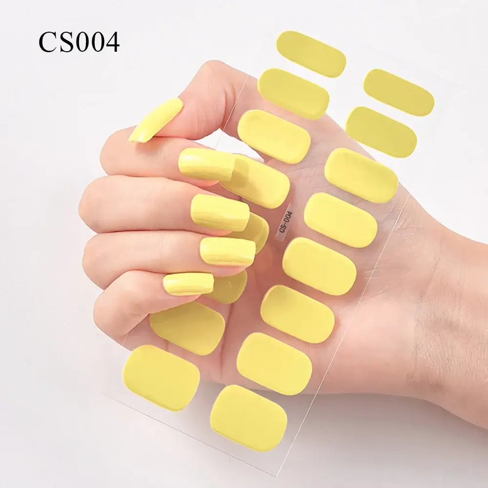 Semi Cured Gel Solid Color Nail/20 Tips - Image 15