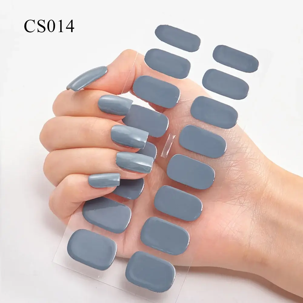 Semi Cured Gel Solid Color Nail/20 Tips - Image 23