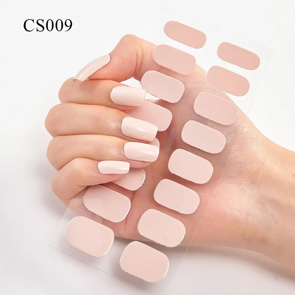 Semi Cured Gel Solid Color Nail/20 Tips - Image 9