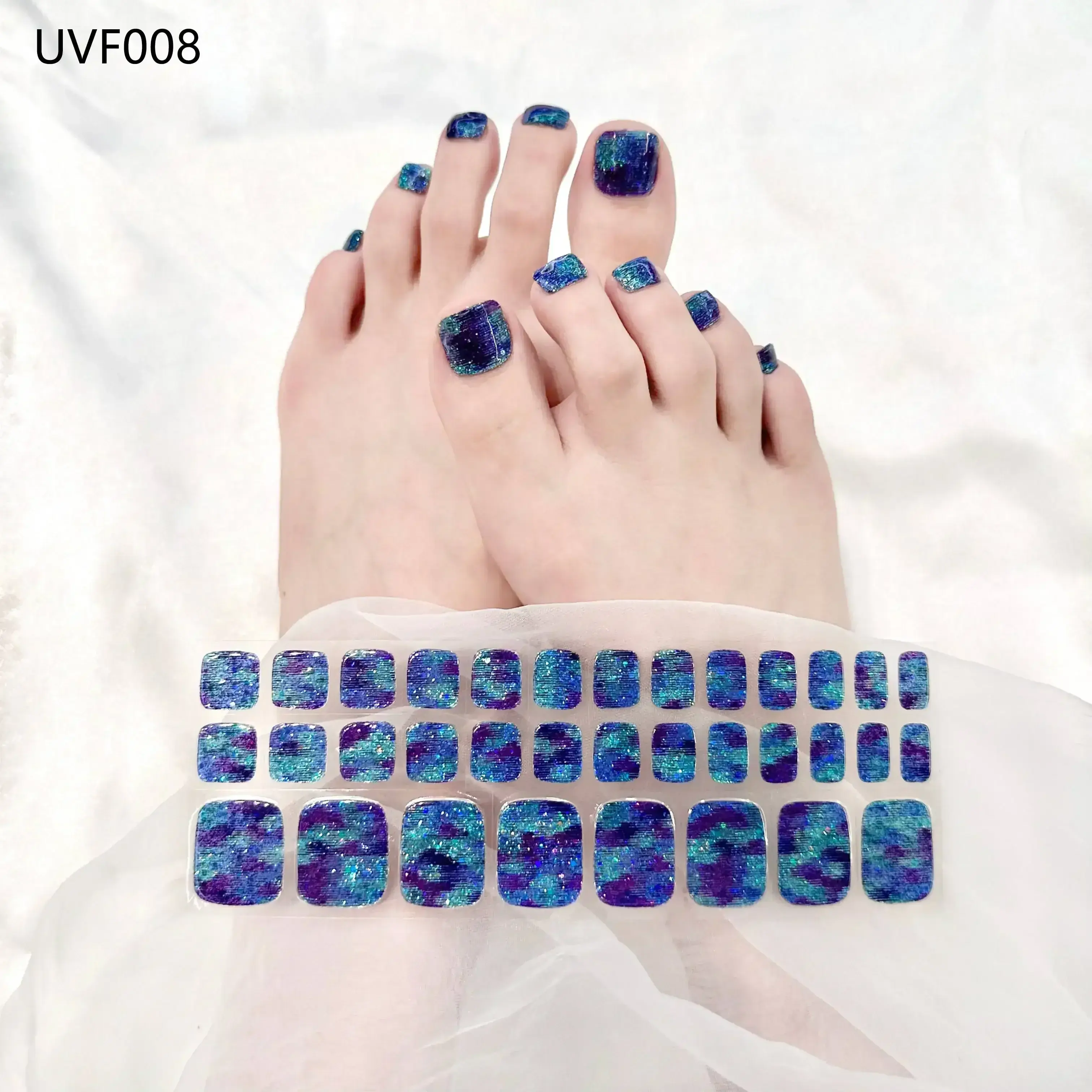 Semi Cured Gel Toe Nail/34 Tips - Image 11