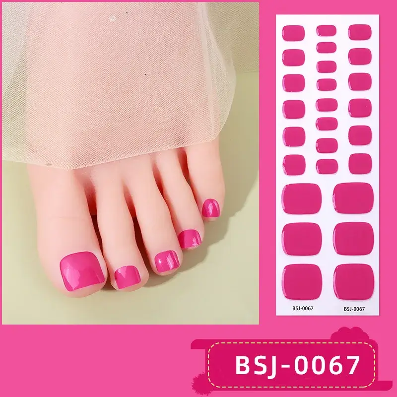 Semi Cured Gel Toe Nail/34 Tips - Image 13