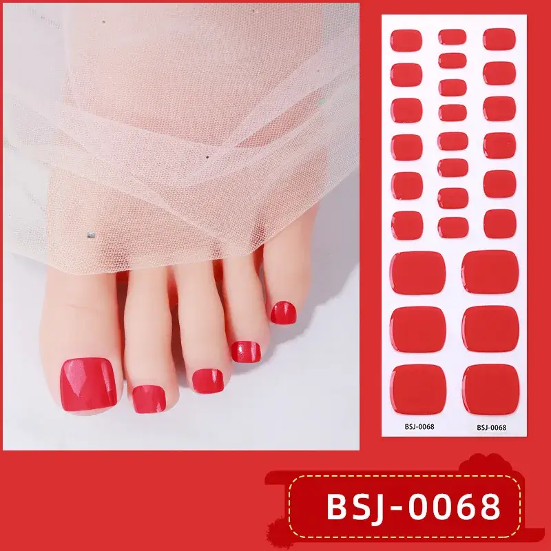 Semi Cured Gel Toe Nail/34 Tips - Image 15