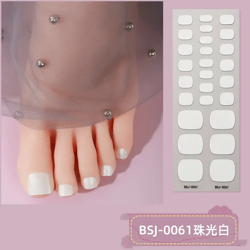 Semi Cured Gel Toe Nail/34 Tips - Image 17