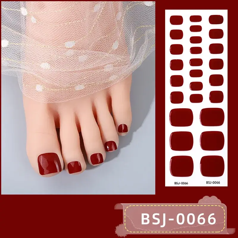 Semi Cured Gel Toe Nail/34 Tips - Image 19