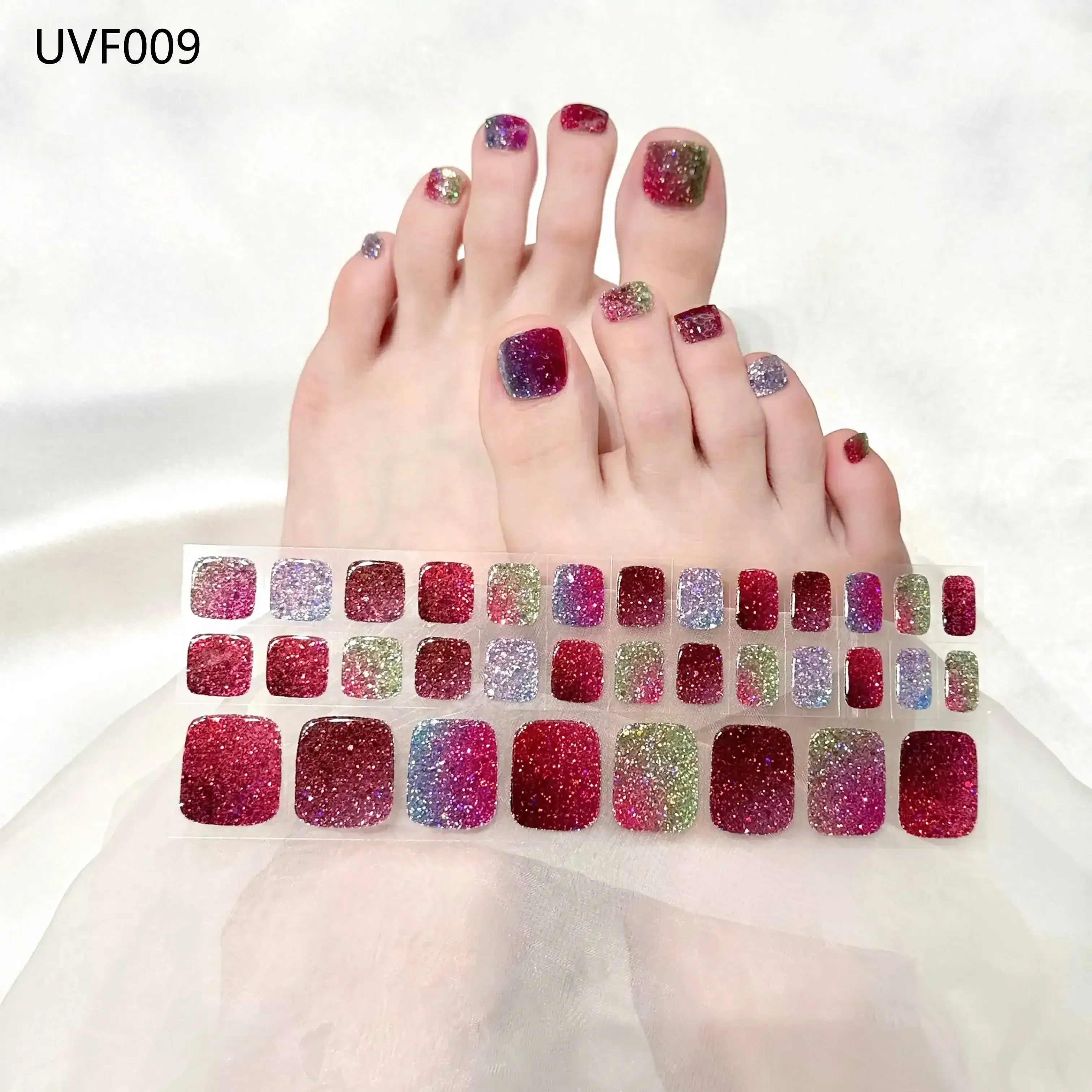 Semi Cured Gel Toe Nail/34 Tips - Image 20