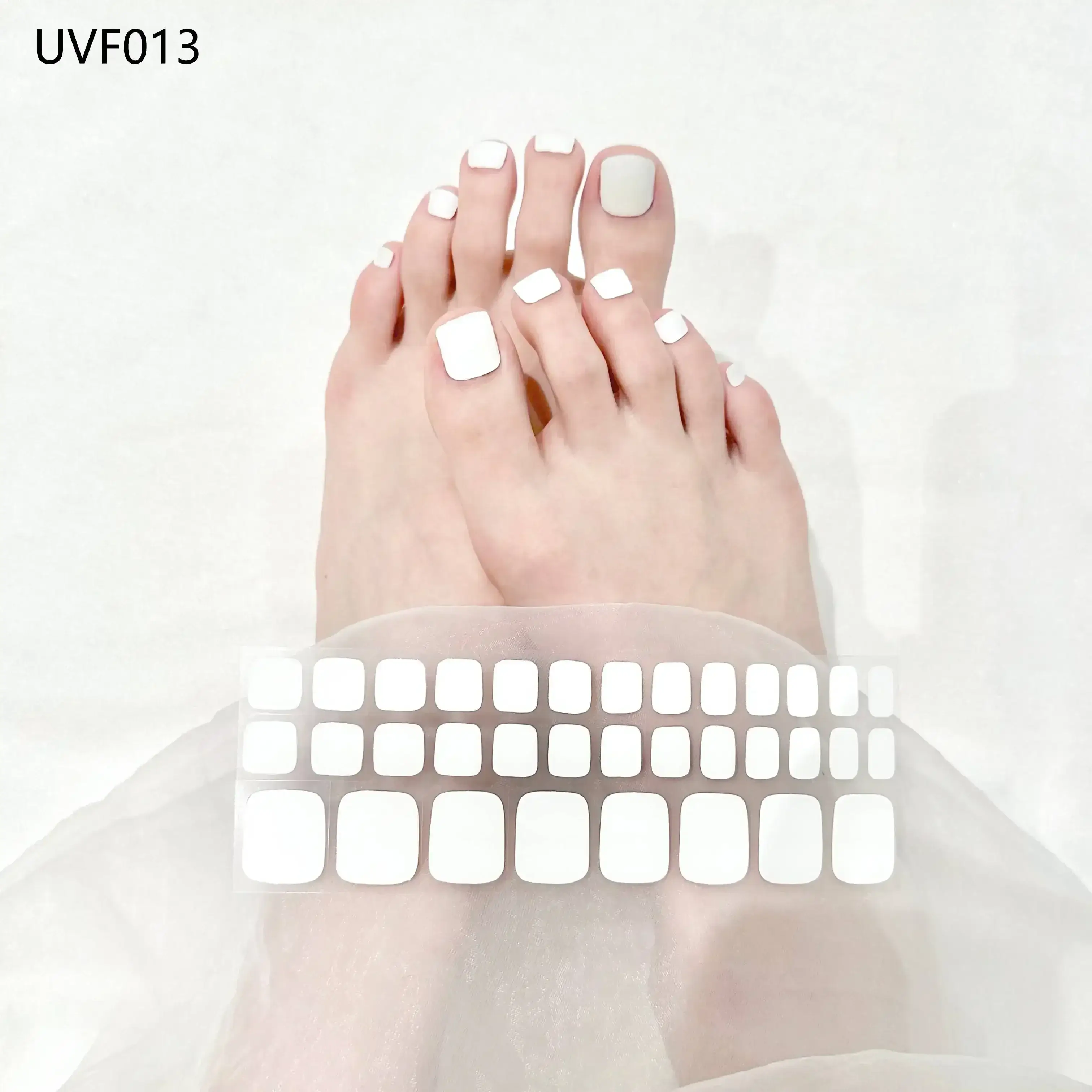 Semi Cured Gel Toe Nail/34 Tips - Image 22
