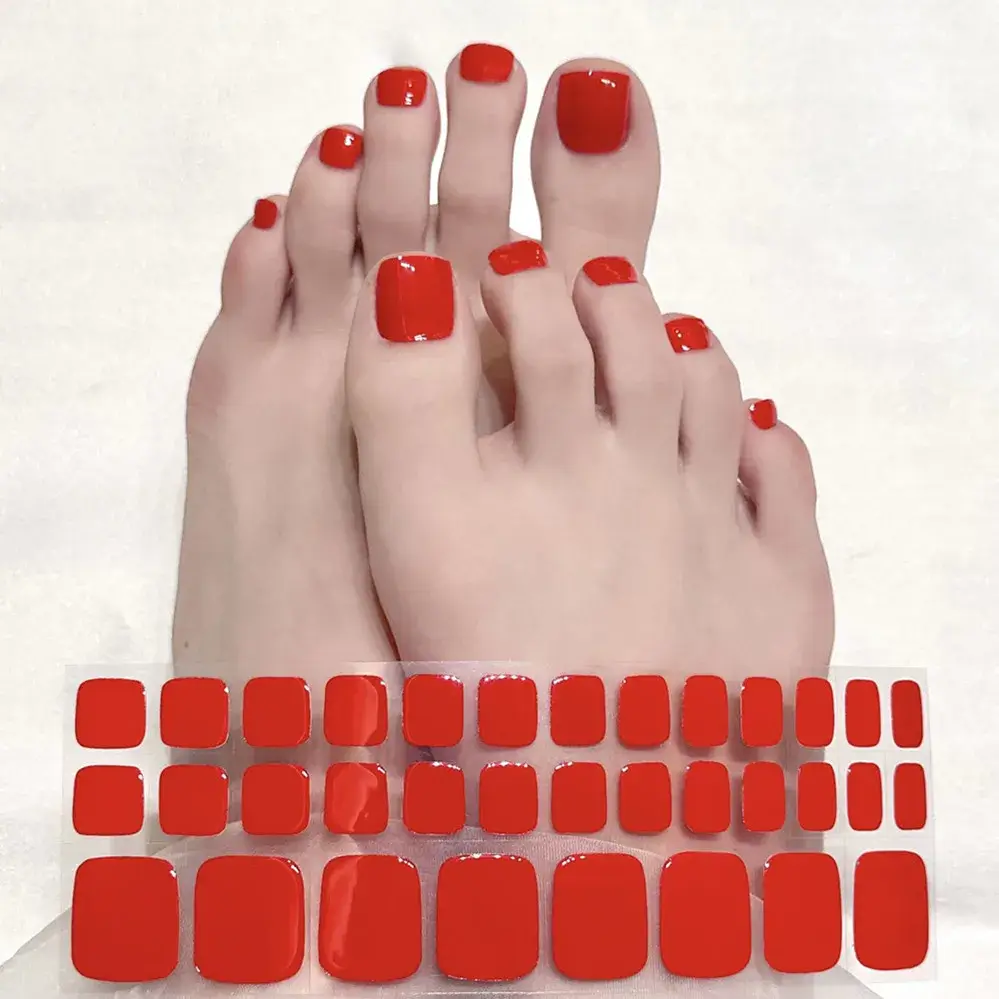 Semi Cured Gel Toe Nail/34 Tips - Image 4