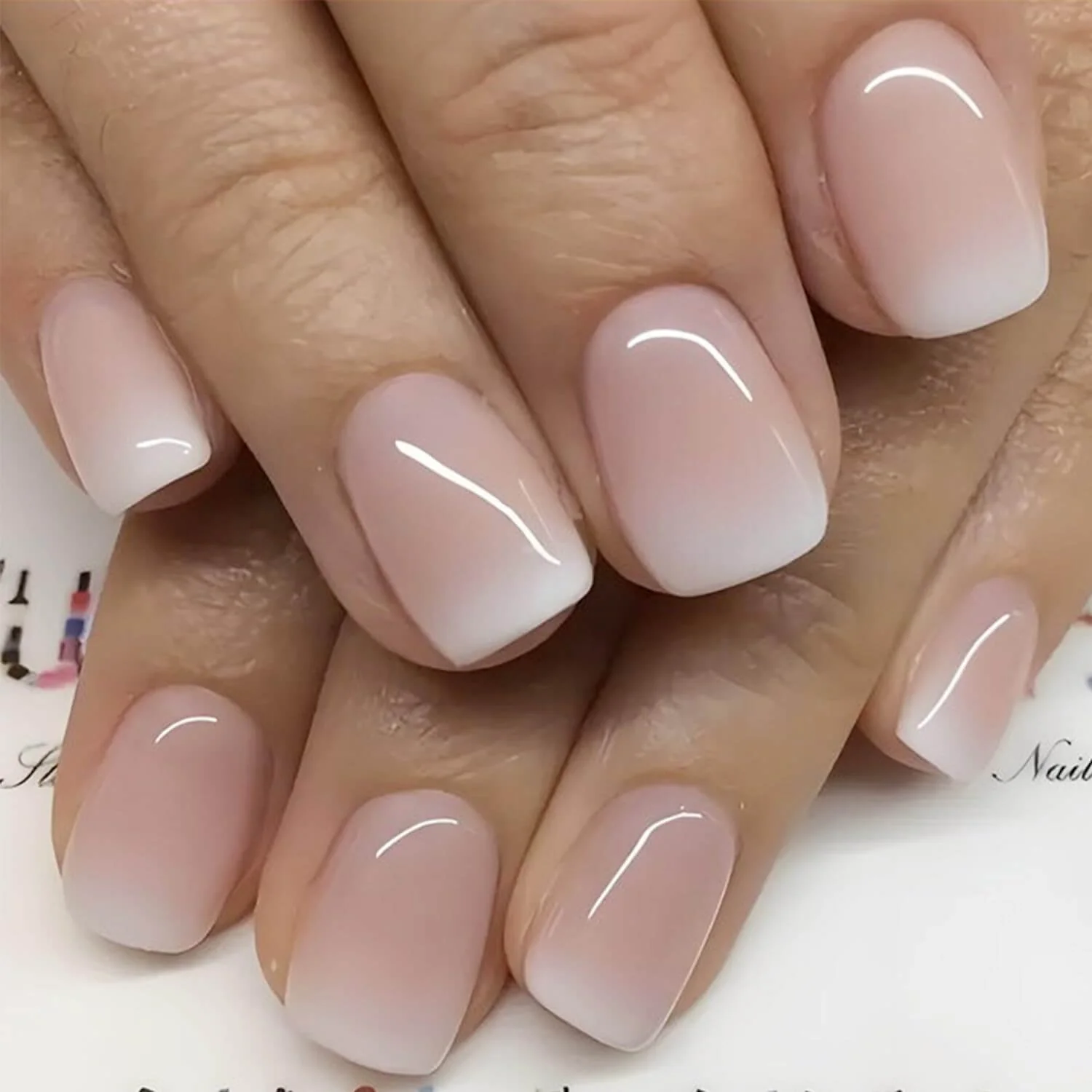 Short Square Press on Nails/24Pcs - Image 5