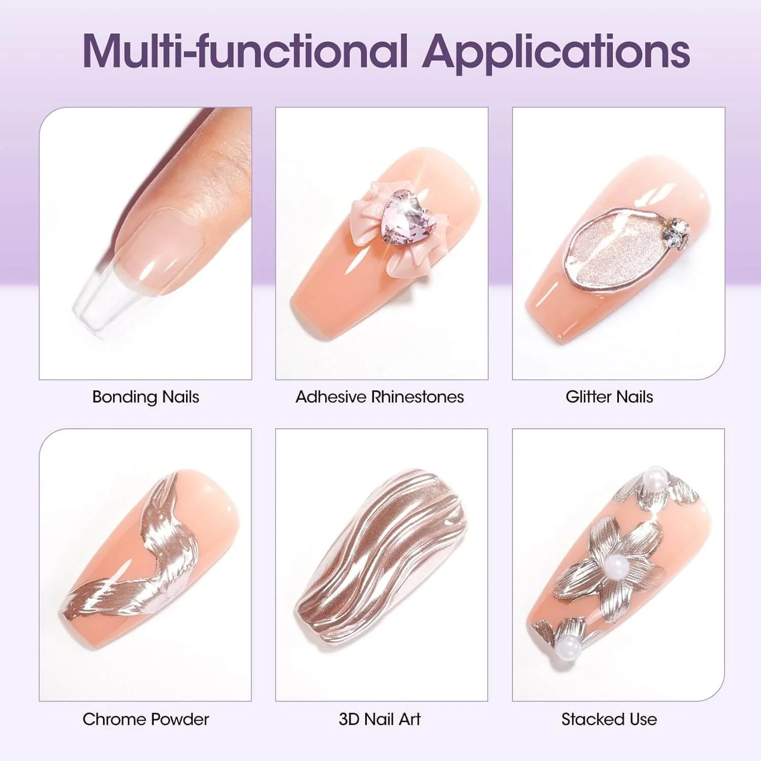Solid Nail Glue Gel 🇺🇸 Power Bond 🔥 - Image 5