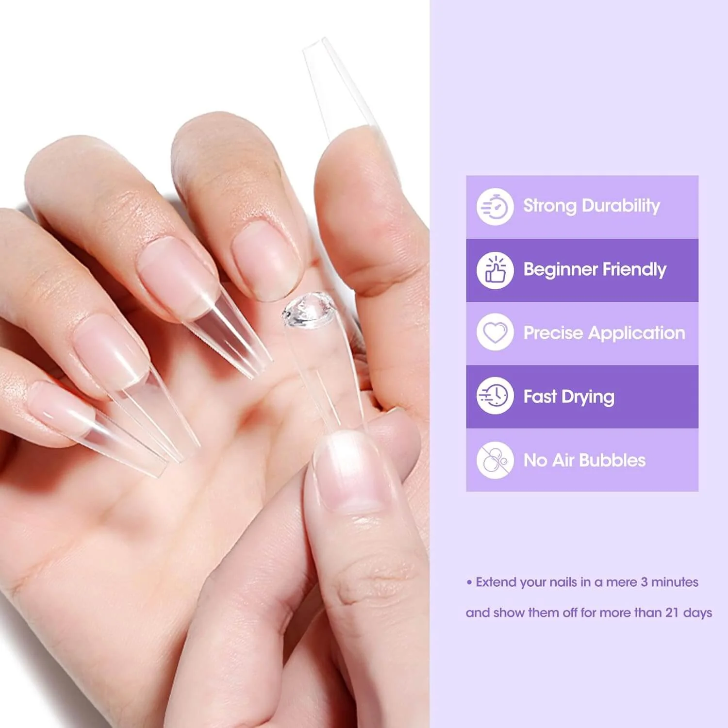 Solid Nail Glue Gel 🇺🇸 Power Bond 🔥 - Image 8